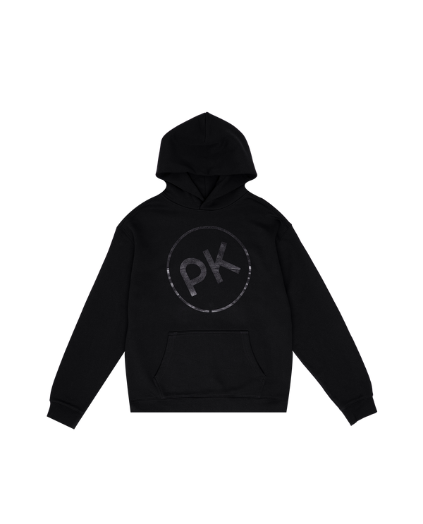PK Logo Round Glossy Hoodie