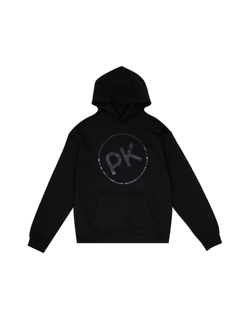 PK Logo Round Glossy Hoodie